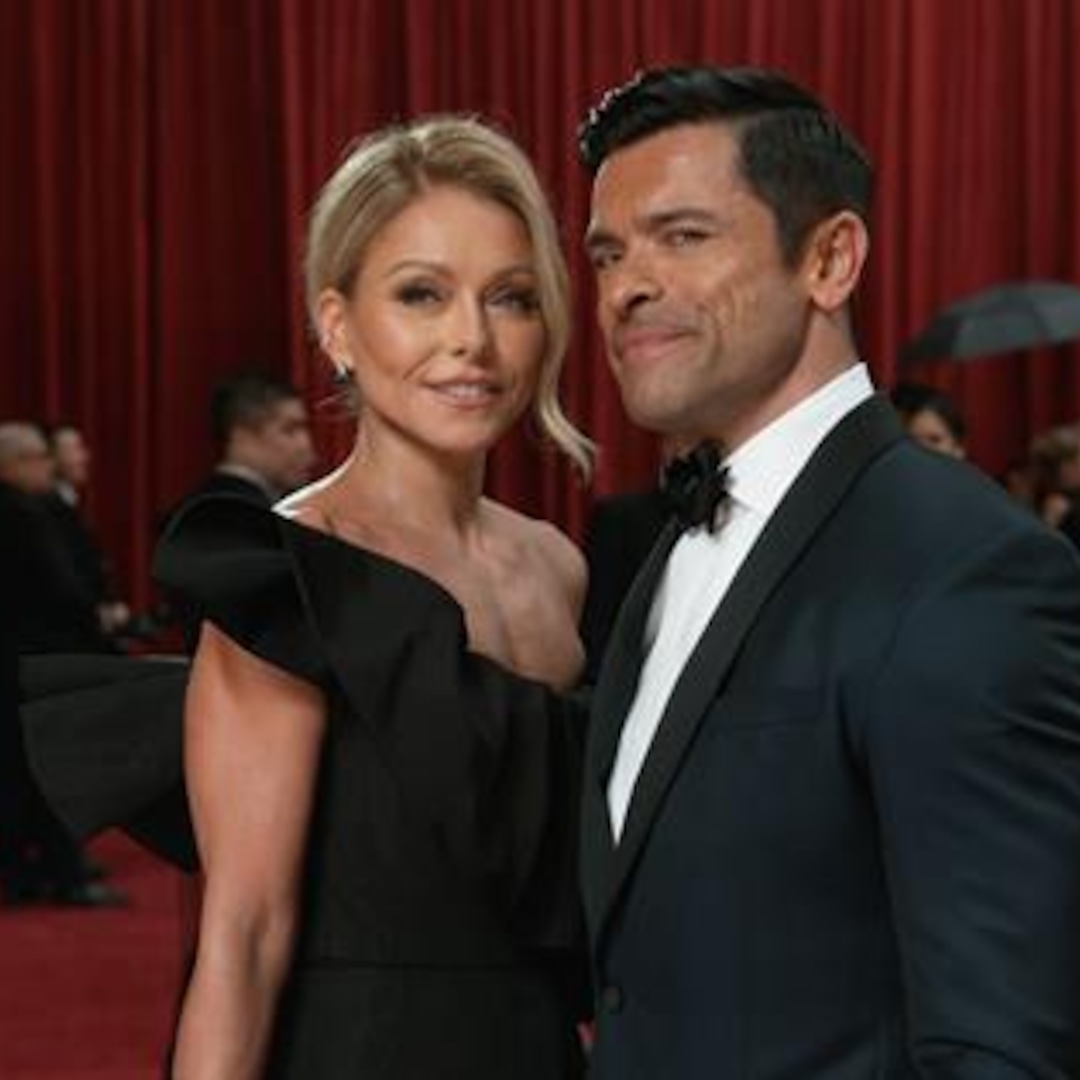 Kelly Ripa & Mark Consuelos - 2020 Oscars E! Glambot - E! Online